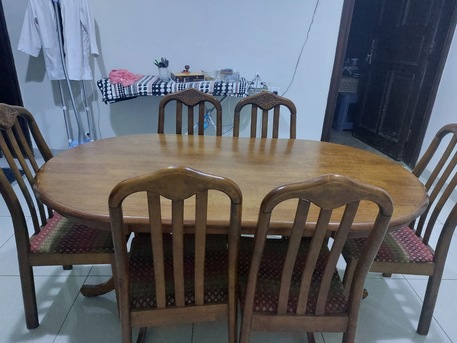 Riyadh, Furniture, SAR 400,  Dining Table For Sale &ndash; 6 Seater