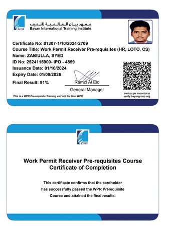 Jubail, Job Seekers, Civil Supervisor