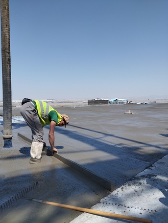 Jeddah, Construction, Concrete Flooring Finishing
