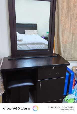 Dammam, Furniture, SAR 650,  1.king Size  Bed 2. Big Almira. 3. Fridge 4. Dressing  0547964805
