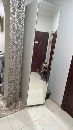 Dammam, Furniture, SAR 200,  Single Door White Cupboard With Mirror On Door. In Perfect Condition.