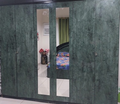 Riyadh, Furniture, SAR 700,  Complete Bedroom Set For Sale &ndash; Bed, Almirah & Dressing Table