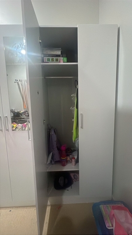 Dammam, Furniture, SAR 850,  4 Door White Cupboard  In Perfect Condition.