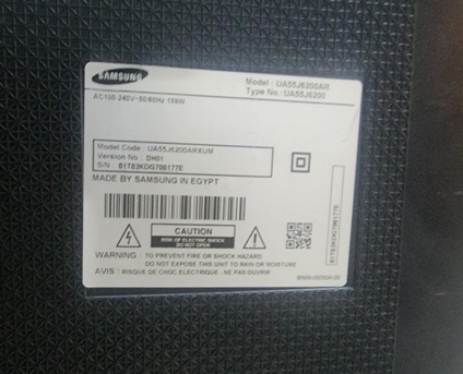 Jeddah, Appliances, SAR 800,  Samsung 55 Inch Smart 4K TV - UA55J6200ARXUM