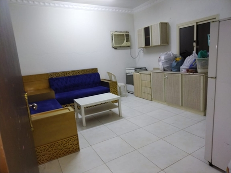 Jubail, Apartments/Houses, SAR 1600/month,  1 BR,  1BHK 85% Furnished Flat For Rent With Studio Kitchen(1600/Monthly) @ Al Dakhal Al Mahdud ,
