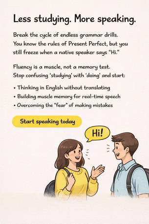 Al Nahda, Lessons Offered, Stop Studying English, Start Speaking It