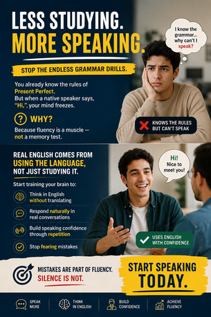 Al Nahda, Lessons Offered, Why Do You Still Freeze In English? | Riyadh