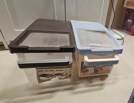 Riyadh, Household Items, SAR 20,  Dish Rack And Flour And Rice Storage Boxes And Microwave