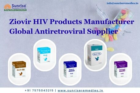 Ahmedabad, Wholesale Products, Ziovir HIV Products Manufacturer Global Antiretroviral Supplier