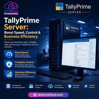 Lucknow, Computer, TallyPrime Server: Boost Speed, Control & Business Efficiency