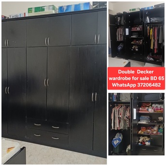Manama, Furniture, BHD 65,  ✅️ Double Decker Wardrobe For Sale In Good Condition With Delivery