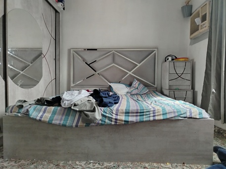 Khobar, Household Items, SAR 3000,  Double Bed Set, Cupboard Side Table Mattress For Sale