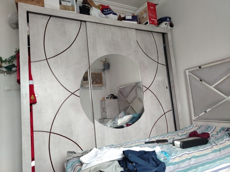 Khobar, Household Items, SAR 3000,  Double Bed Set, Cupboard Side Table Mattress For Sale