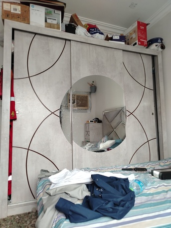 Khobar, Household Items, SAR 3000,  Double Bed Set, Cupboard Side Table Mattress For Sale