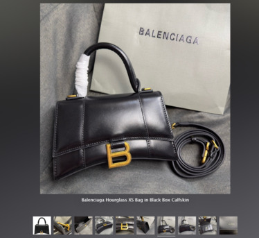New York, Clothing & Accessories, USD 349,  Luxury Balenciaga Style Bags &ndash; Hourglass XS Inspired Design | BragMyBags