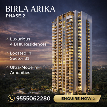 Gurgaon, Apartments/Houses, 4300 Sq. Feet,  Invest In Birla Arika: High Growth Potential Luxury Flats In Gurgaon.