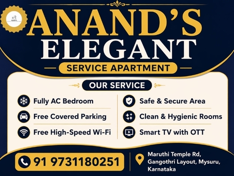 Mumbai, Household, Service Apartments With Wifi In Mysore