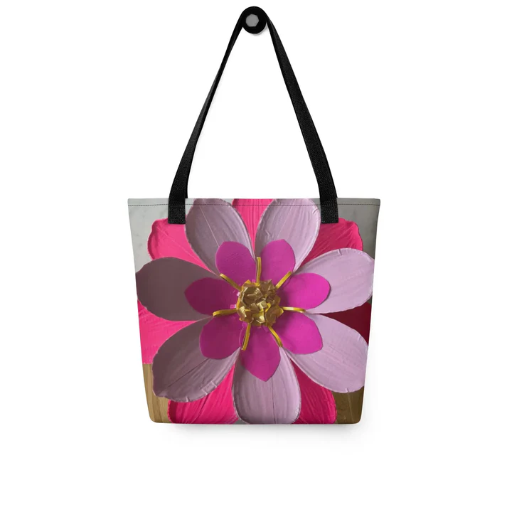 New York, Clothing & Accessories, Flower Print Tote Bag