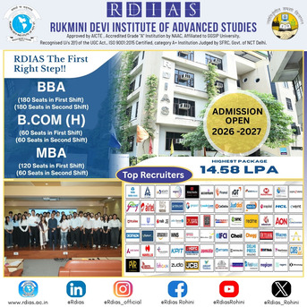 New Delhi, Education, Best BBA Colleges In Delhi NCR For Future Leaders - RDIAS