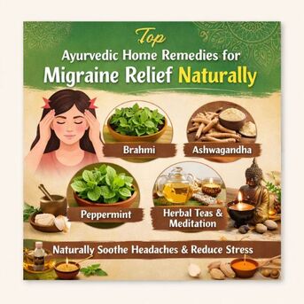 Mumbai, Health & Beauty Items, INR 630,  Top Ayurvedic Home Remedies For Migraine Relief Naturally