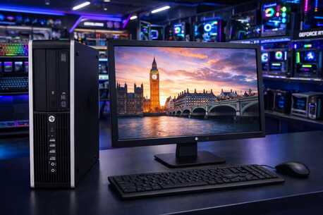 Manama, Electronics, BHD 88,  HP Core I7 - Computer Set Speed 3.30Ghz 8GB RAM | 500GB SSD Win 11 Pro 19&prime;&prime; HD Monitor -