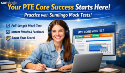 Mumbai, Education, Your PTE Core Success Starts Here &ndash; Practice With Sumlingo Mock Tests!