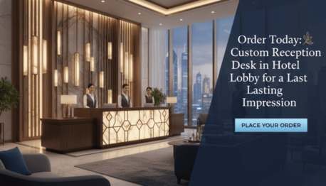 New York, Furniture, Order Today: Custom Reception Desk In Hotel Lobby For A Lasting Impression