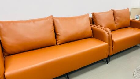 Riyadh, Furniture, SAR 1350,  New Leather Sofa Set