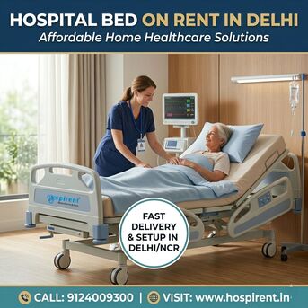 New Delhi, Elder Care, Best Hospital Bed On Rent In Delhi At Best Price