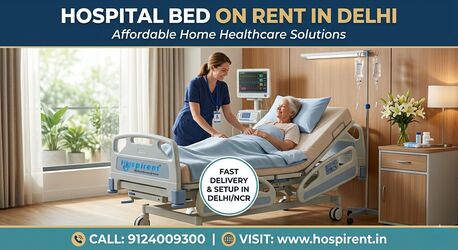 New Delhi, Elder Care, Best Hospital Bed On Rent In Delhi At Best Price