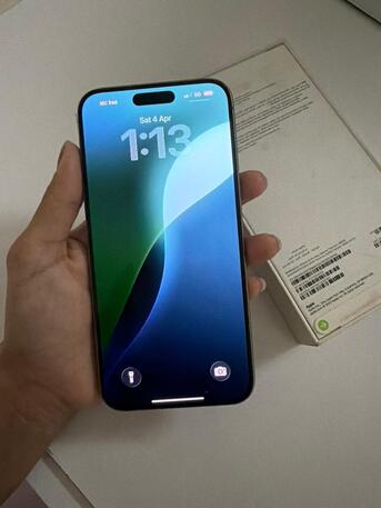 Jeddah, Mobile Phones, SAR 3100,  Iphone 15 Pro Max - Natural Titanium - 256 GB 85% Battery Health