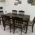 SAR 1000,  Used 6-Seater Dining Table Set