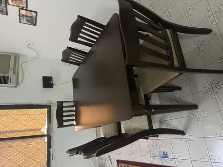 Jeddah, Furniture, SAR 1000,  Used 6-Seater Dining Table Set