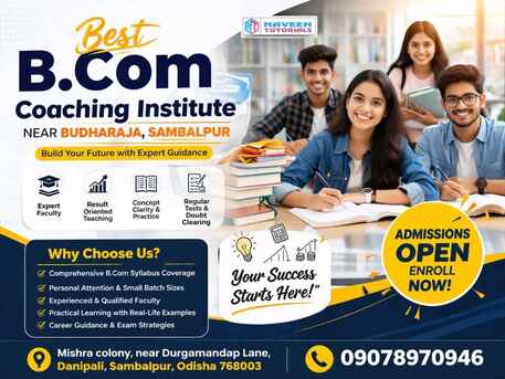 Mumbai, Financial, Best B.Com Coaching Institute Near Budharaja Sambalpur