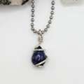 Sodalite Teardrop Necklace In Silver - Crystal For Clarity & Calm