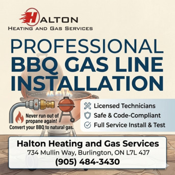 Toronto, Household Items, BBQ Gas Line Installation | Licensed Technicians In Burlington