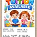 Tuition Available For Maths