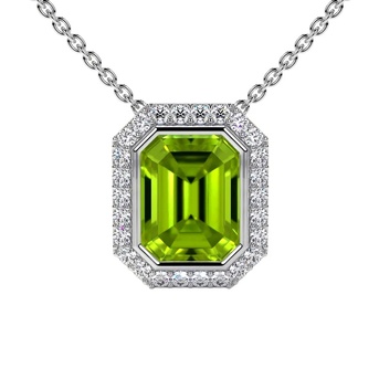 New York, Jewelry, USD 1743,  Grab Peridot Pendant &ndash; Diamond Peridot Pendant Best Price