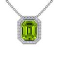 USD 1743,  Grab Peridot Pendant &ndash; Diamond Peridot Pendant Best Price