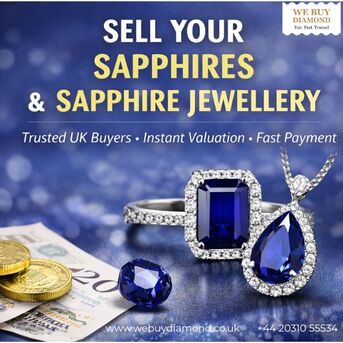London, Items Wanted, 💎 Sell Your Sapphire Gemstones Online &ndash; Trusted UK Buyers