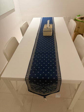 Riyadh, Furniture, SAR 500,  IKEA Extendable Dining Table + 4 Chairs &ndash; Excellent Condition