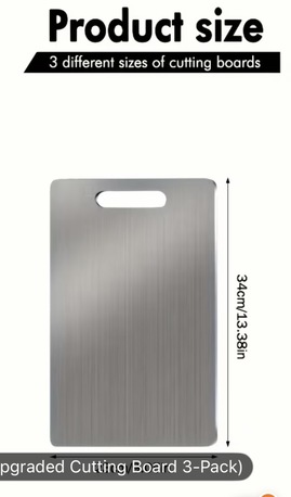 Jeddah, Household Items, SAR 46,  Brand New Stainless Steel Cutting Board