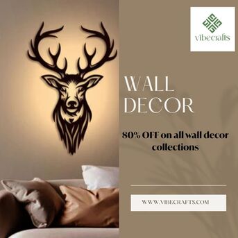 Noida, Household Items, INR 2600,  Wall Decor &ndash; Stylish Designs By Vibecrafts