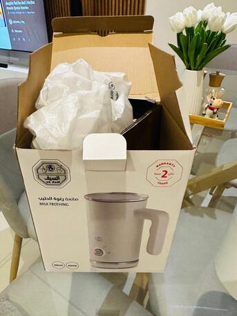 Jeddah, Appliances, SAR 120,  Electric Milk Frother 300 Ml 600 Watts White, E03418
