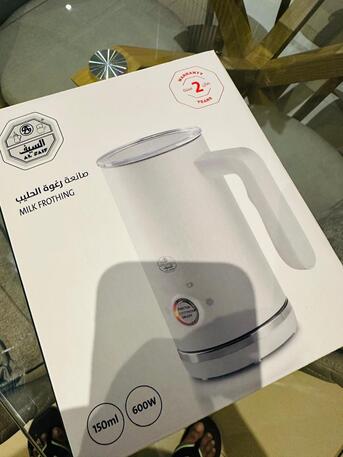 Jeddah, Appliances, SAR 120,  Electric Milk Frother 300 Ml 600 Watts White, E03418