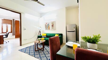 Mumbai, Apts/Flats Wanted, INR 8217/day,  Furnished,  1 BR,  600 Sq. Feet,  BluO Classic 1BHK - Defence Colony Mkt