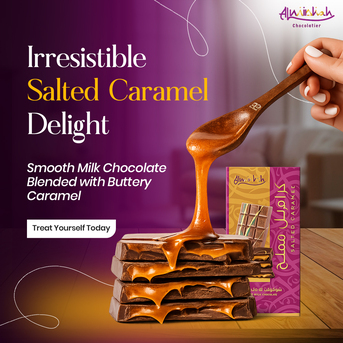 Dubai, Food, AED 29,  Dubai&rsquo;s Favourite Indulgence Is Here &ndash; Salted Caramel Milk Chocolate