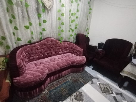 Riyadh, Furniture, SAR 250,  Maroon And Pink Sofa Urgent Sale