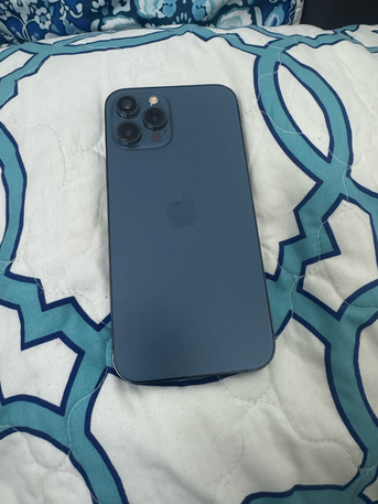 Al Malaz, Electronics, SAR 1450,  IPhone 12 Pro Max 128 GB Good Condition Original Battery But 73% Health