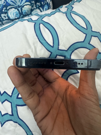 Al Malaz, Electronics, SAR 1450,  IPhone 12 Pro Max 128 GB Good Condition Original Battery But 73% Health